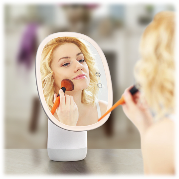 MorningSave House of Living Art Portable Makeup Vanity Mirror with LED