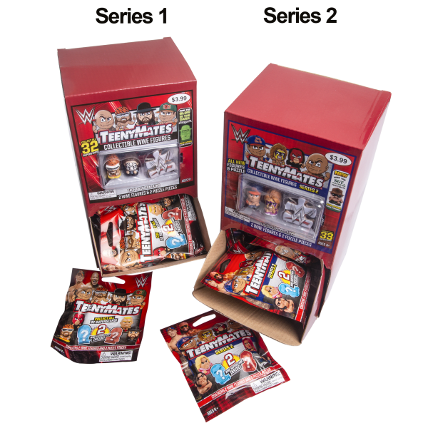 32-Pack: Teenymates WWE Blind Bags with 2 Figurines Each