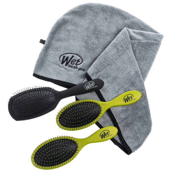 Wet Brush Pro Detanglers with Epic Pro Hair Towel Gift Pack