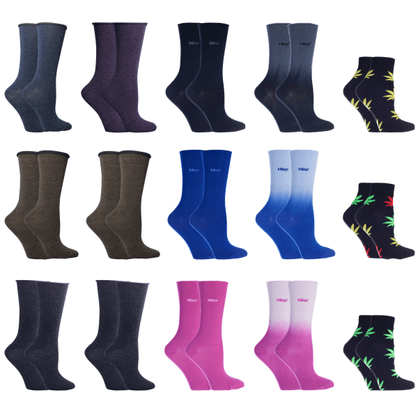 15 Pairs of Women's Socks by Minx NY