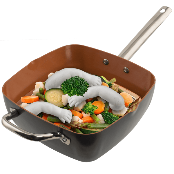 Meh Copper Cook 6in1 Pan Set