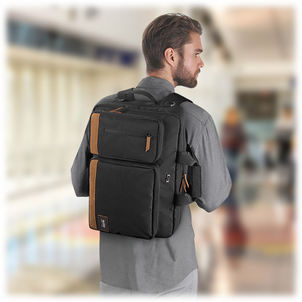 Meh Solo NY Hybrid Convertible Briefcase Backpack