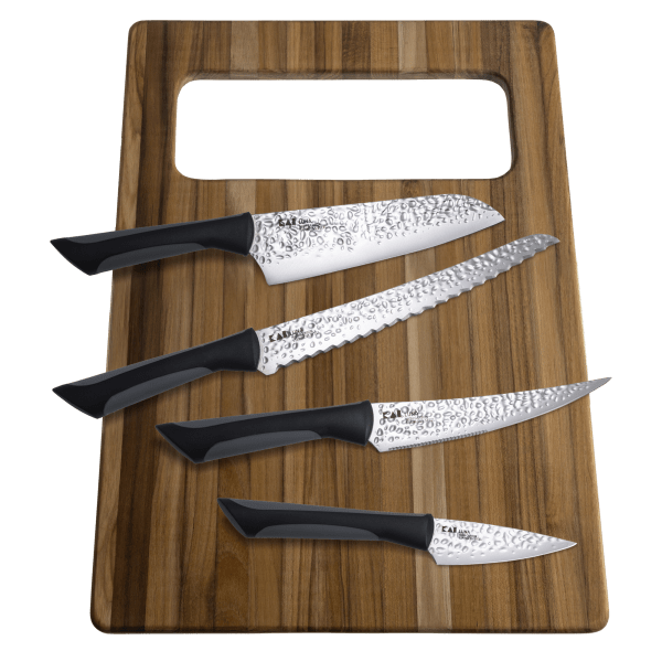 Kai Luna Professional Knife Set with Sheaths & Cutting Board