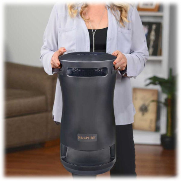 Edenpure 360 ​​Super Climater Model 200 – przenośny ogrzewacz i klimatyzator, zestaw z kierunkowym nawiewem, ogrzewanie na podczerwień, przepływ powietrza 360°