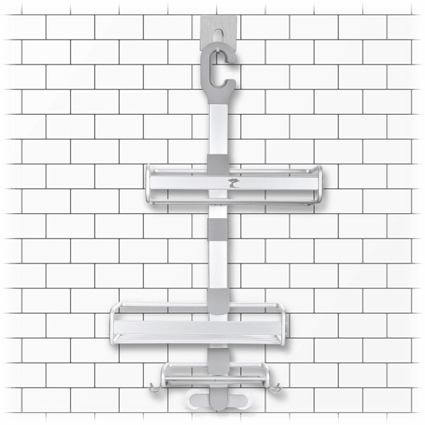 Toilettree Inclosure MorningSave: BOGO FREE: ToiletTree Products Aluminum Hanging Shower Caddy