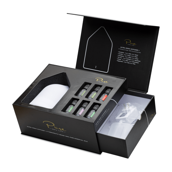 MorningSave Pure Daily Care Aromatherapy Diffuser and 6 Essential Oil