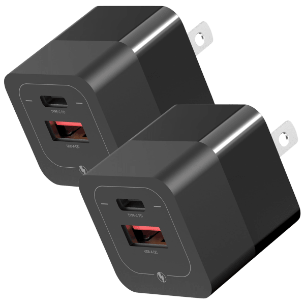 2-Pack: I-XTech 33W Fast Wall Charging Block with 2 USB Ports