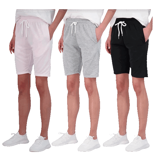 3-Pack: Men's or Women's Shorts