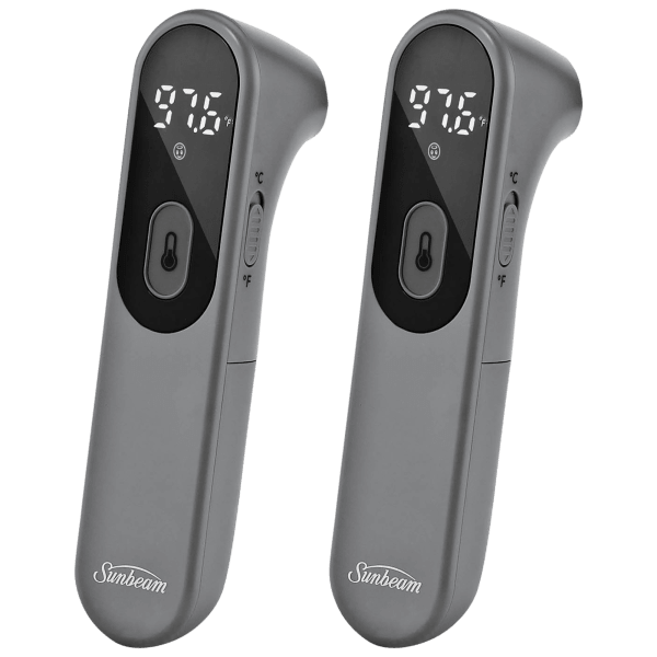 2-Pack: Sunbeam Touchless Digital Infrared Body & Object Thermometer