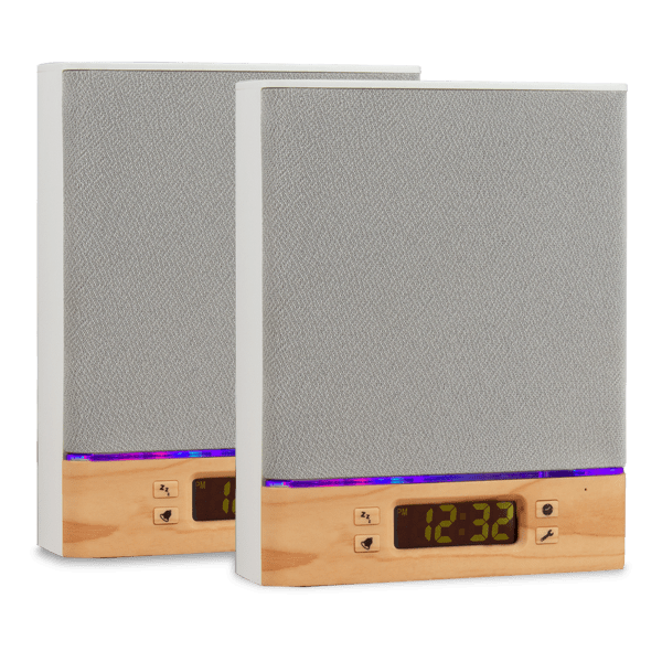 2-Pack: Art+Sound Timewave Clock Bluetooth Speaker