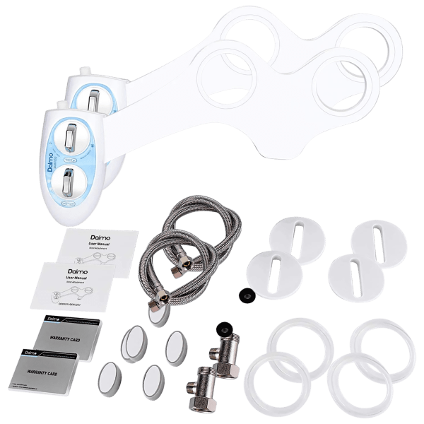 2-Pack: Dalmo Non-Electric Self-Cleaning Bidet Attachments