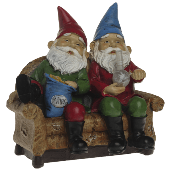 SideDeal: Exhart LED Smoking Gnome Statues