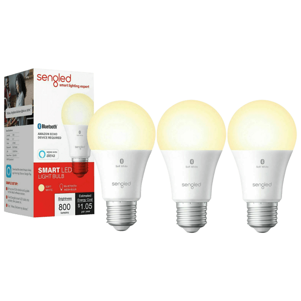 3-Pack: Sengled Dimmable LED Smart Bulbs