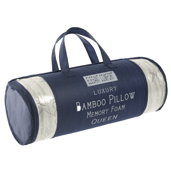 MorningSave 2Pack Elegant Comfort Shredded Memory Foam Pillows