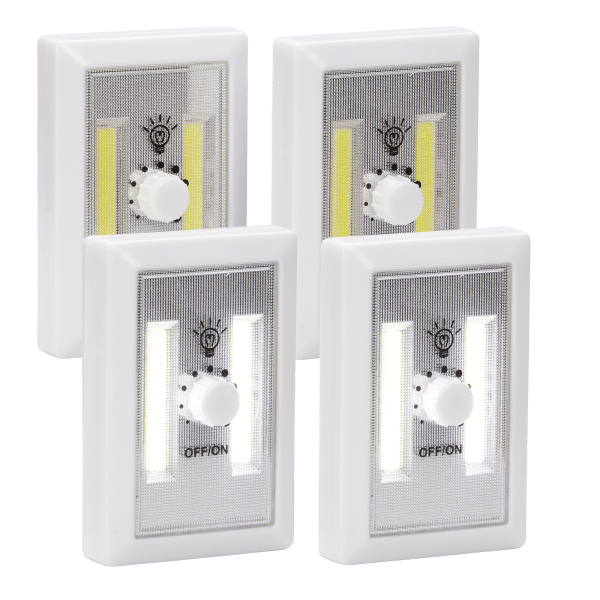 4-Pack: Wireless Dimmable LED Light Switches