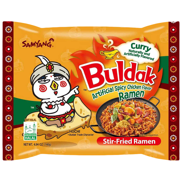 Buldak Hot Chicken & Kimchi Flavor Ramen (140g) - Little Asia
