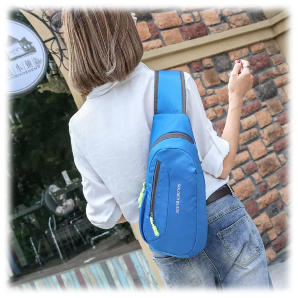 MorningSave Waterproof Sling Bag Shoulder Backpack with Adjustable Strap