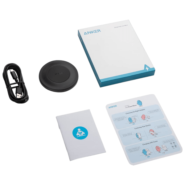 SideDeal Anker PowerWave 15W Max Fast Charge Wireless Charging Pad