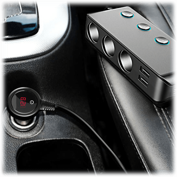 MorningSave Remarkable GoodZ 3Socket Power Splitter Mobile Device Car