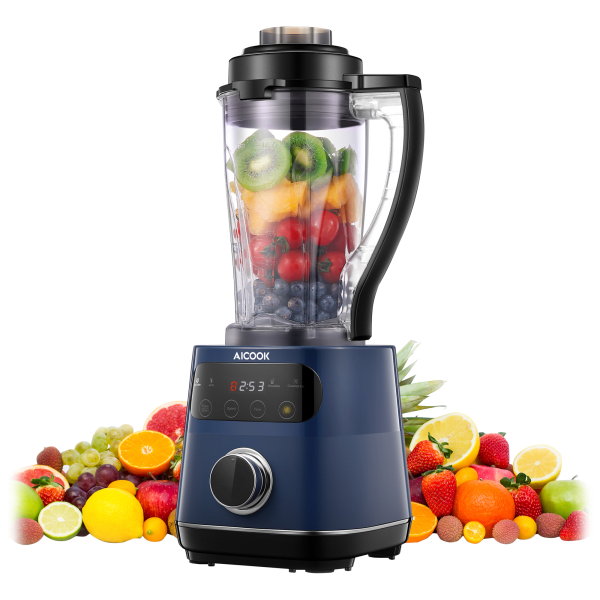 Aicook Professional 1200-Watt 9-Speed Blender with Touch Screen