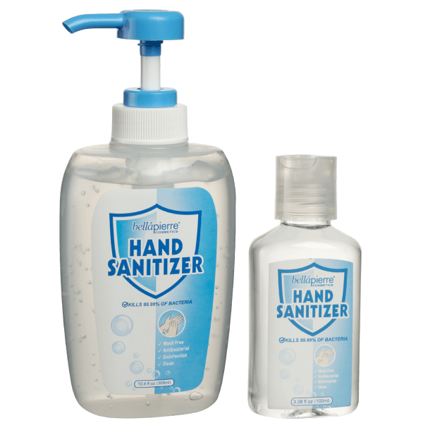 Bellapierre Hand Sanitizer (Choice of 10.4oz Pump or 3.3oz Travel Multipacks)