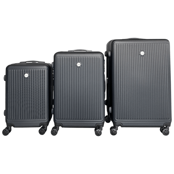 MorningSave IZOD Clara 3Piece Expandable ABS Luggage Set