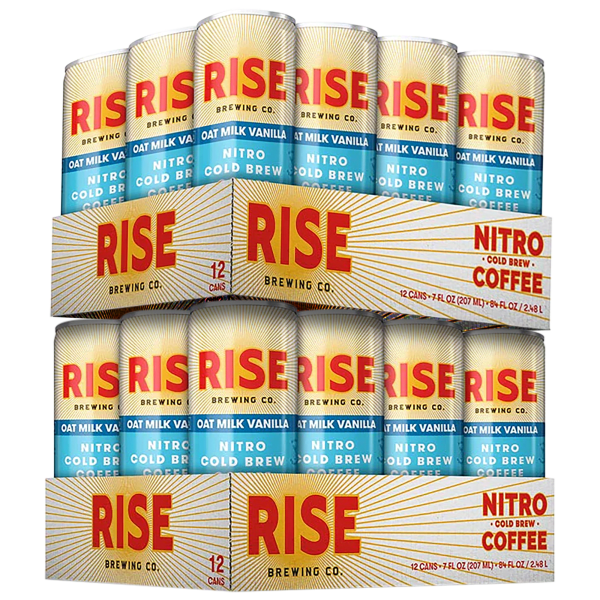 24-Pack: RISE Brewing Oat Milk Vanilla Nitro Cold Brew Coffee