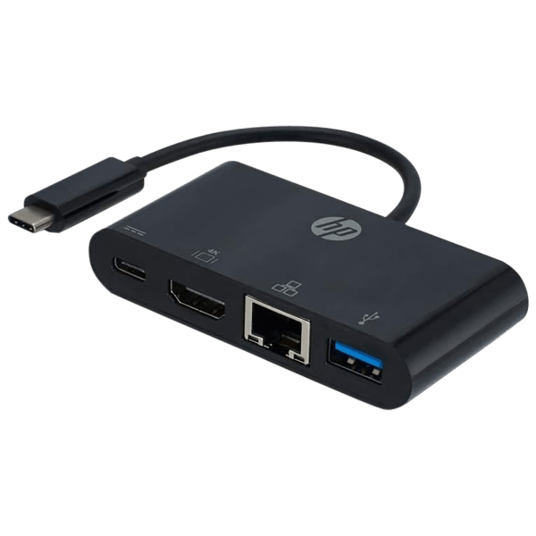 HP USB-C to HDMI/USB-C/USB-A/LAN Docking Hub