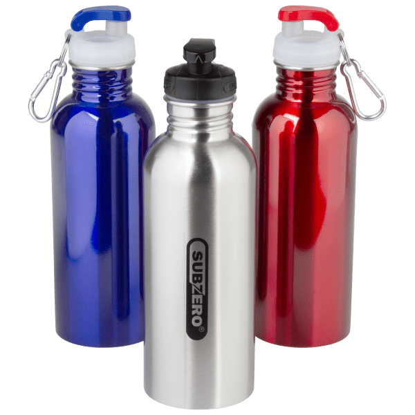 3-Pack: Sub Zero Stainless Bottles 25 oz