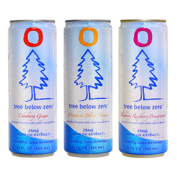 12-Pack: Tree Below Zero Sparkling Juice Flavored Hemp Infused Soda