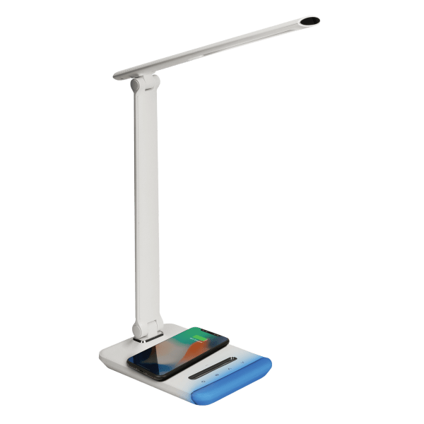 iHome Color LED Swivel Lamp with Wireless Charger