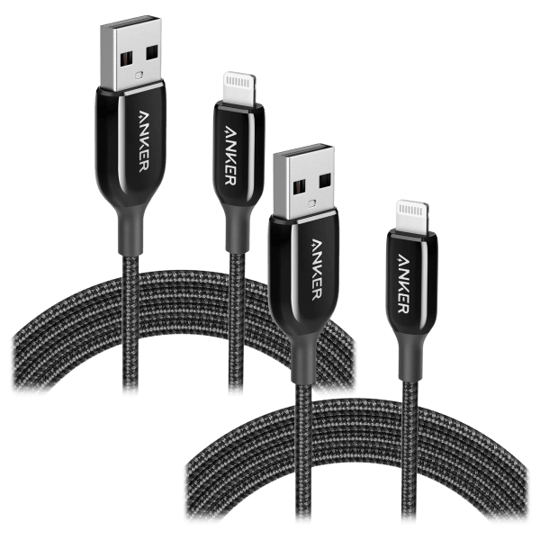 2-Pack: Anker PowerLine+ III USB-A to Lightning Cable (6ft)
