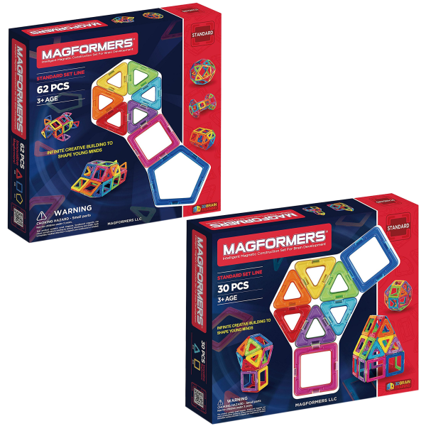 Magformers Standard Set (30pc or 62pc)