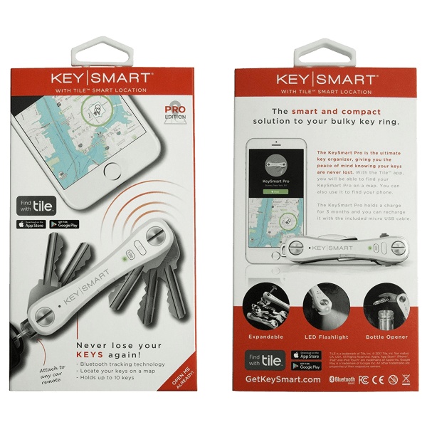 MorningSave KeySmart PRO with Tile Smart Location