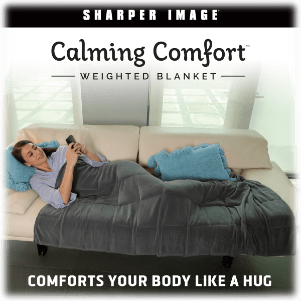 Sharper Image Calming Comfort 20lb. Weighted Blanket