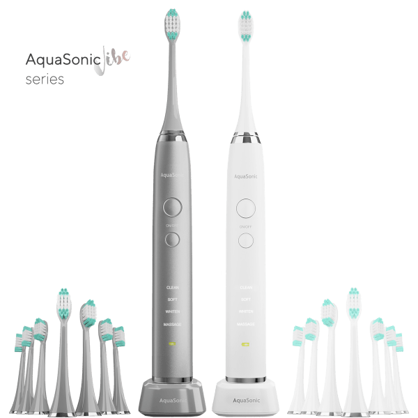AquaSonic VIBE Series Ultrasonic Whitening Toothbrush