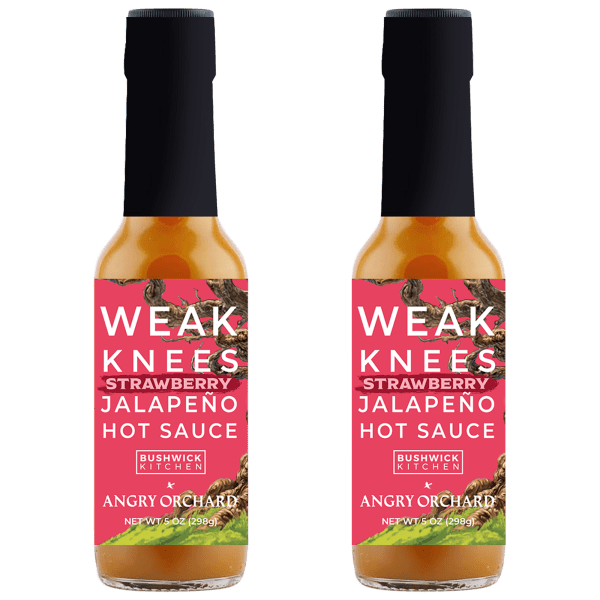 2-Pack: Bushwick x Angry Orchard Strawberry Jalapeño Hot Sauce