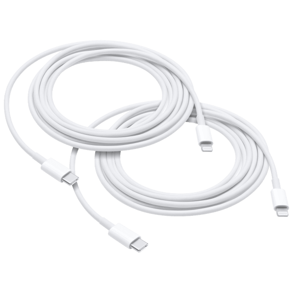 2-Pack: Apple USB-C to Lightning Cable