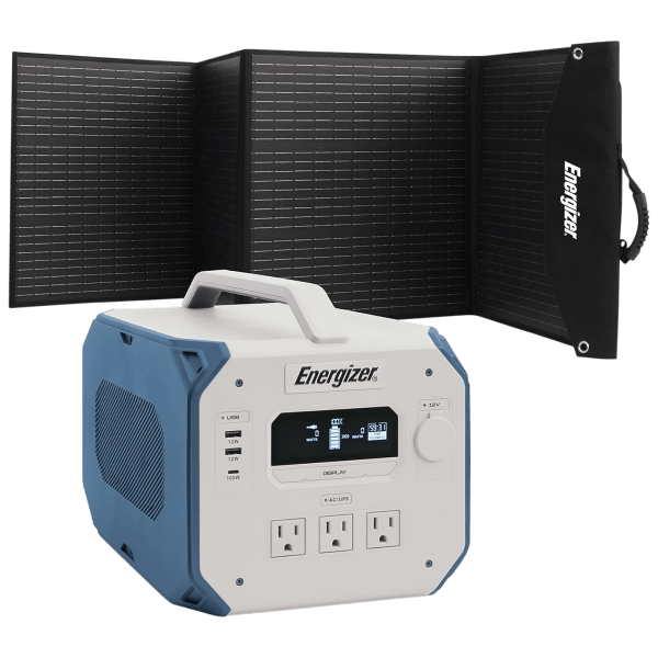 Energizer 1200W / 991Wh Ultimate Powersource Pro Solar Bundle