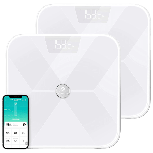 2-Pack: Etekcity Smart Connected Digital Body Fat & BMI Scale