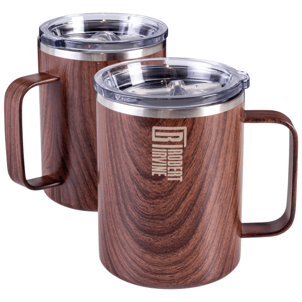 MorningSave: 2-Pack: Robert Irvine Insulated Coffee Mugs (16 oz)