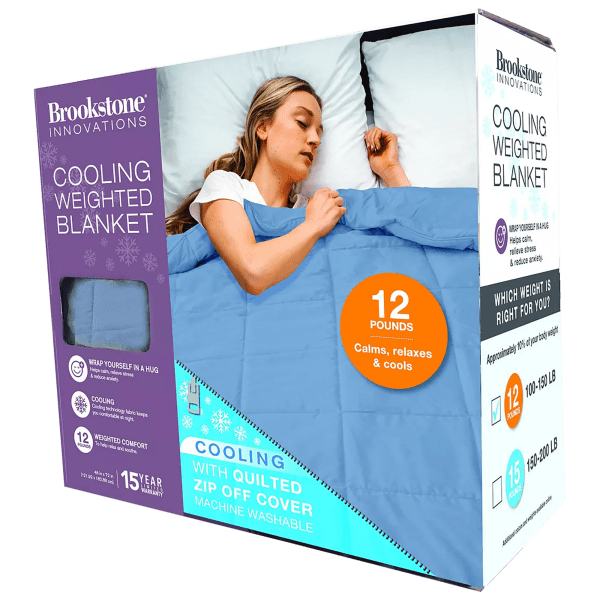 Morningsave Brookstone Cooling Weighted Blanket 6863