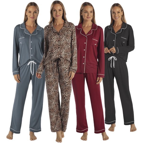 MorningSave: Born Long Sleeve Notch Collar & Pant Pajama Set