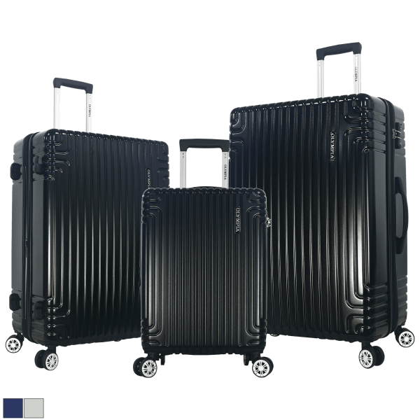Olympia USA Gulliver 3-Piece Hardside Spinner Luggage Set