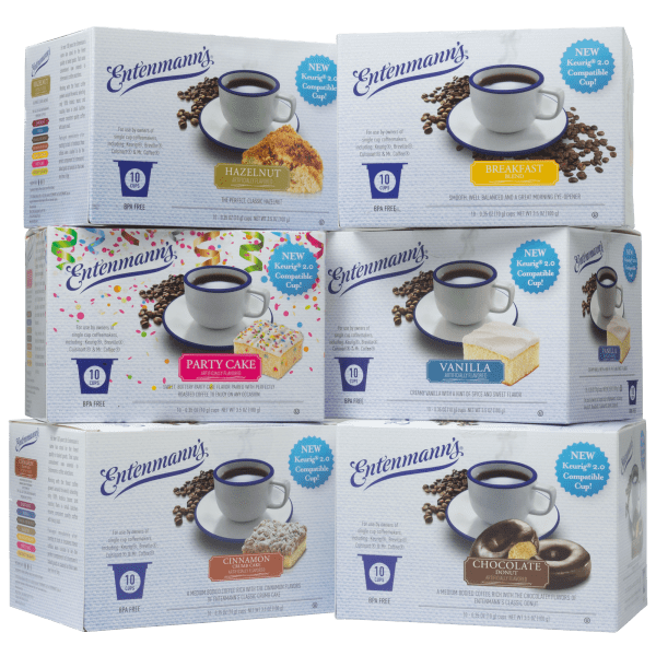 60-Count: Entenmann's Assorted Flavored Individual Coffee Cups