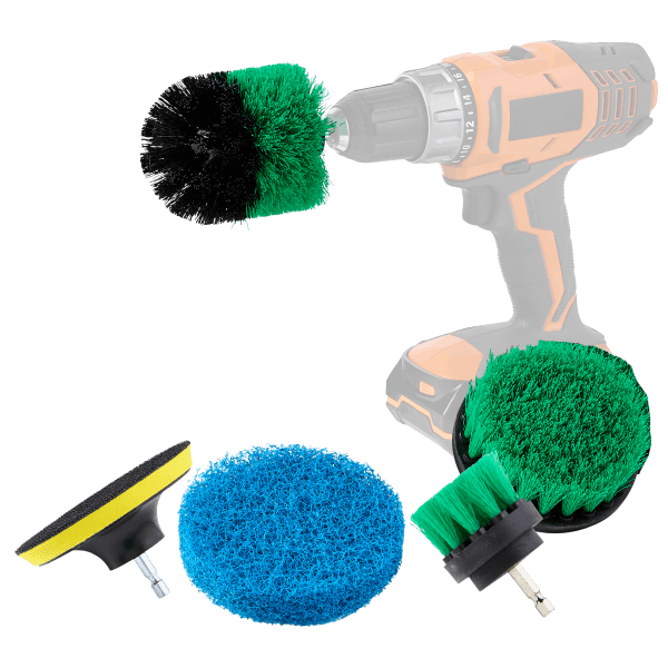 Super Power Spin Brush Drill Head Set