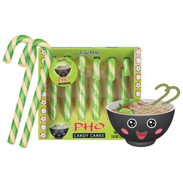 6-Pack of Pho Flavored Candy Canes