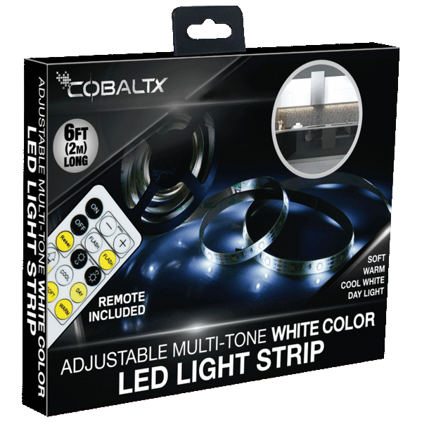 Cobaltx LED 6.5ft Light Strips with Remote