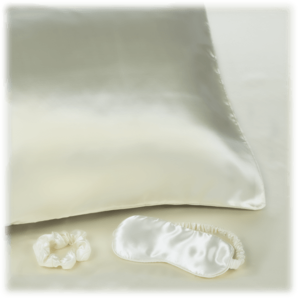 Meh Revive 3Piece Satin Sleep Set (Pillowcase, Eye Mask, Scrunchie)