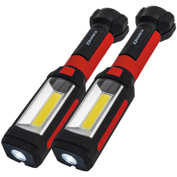 2-Pack: Magnetic Flashlight/Worklight